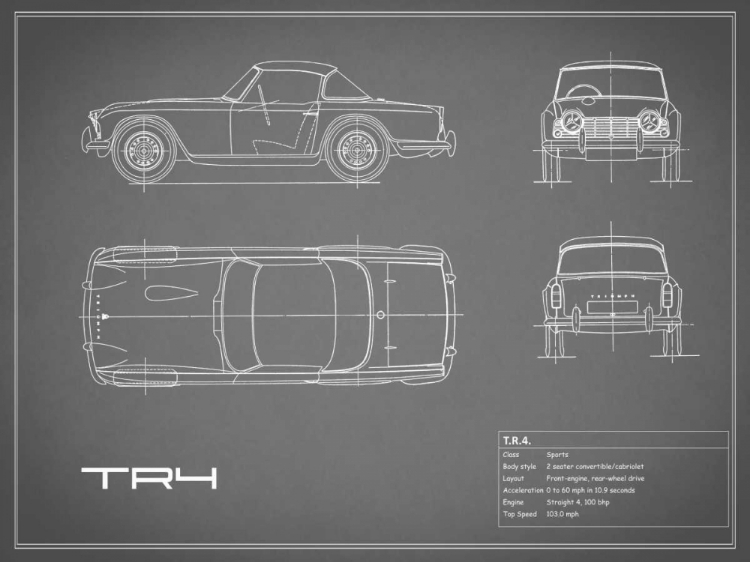 Picture of TRIUMPH TR4-GREY