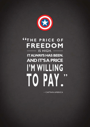 Picture of CAPT AMERICA QUOTE