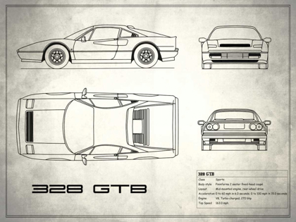 Picture of FERRARI 328-GTB WHITE