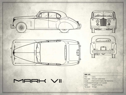 Picture of JAGUAR MK VII WHITE