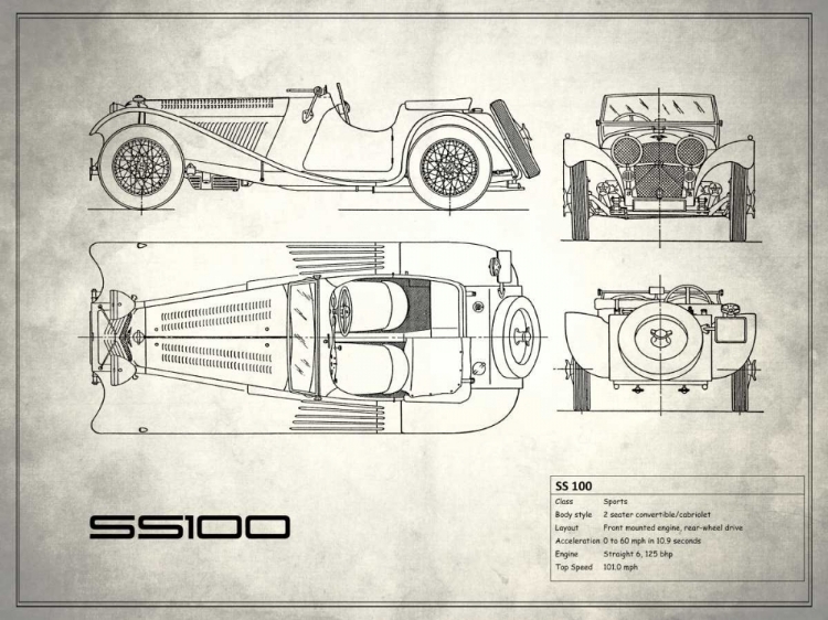 Picture of JAGUAR SS1 WHITE