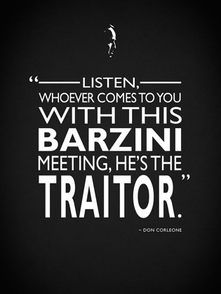 Picture of GODFATHER BARZINI TRAITOR