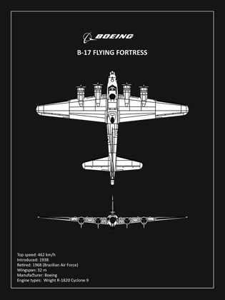Picture of BP B17 FLYINGFORTRESS BLACK 