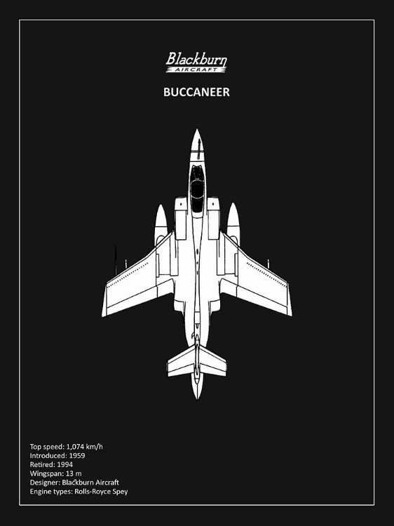 Picture of BP BLACKBURN BUCCANEER BLACK 