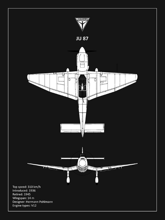 Picture of BP JUNKERS JU87 BLACK 