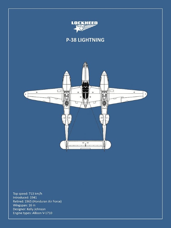 Picture of BP LOCKHEED P38 LIGHTNING 