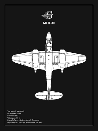 Picture of GLOSTER METEOR BLACK 