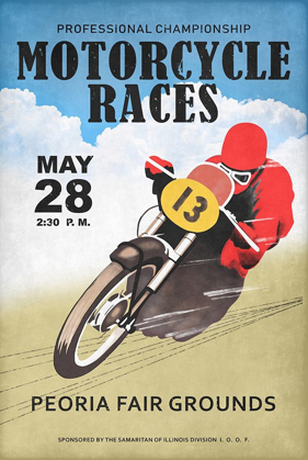 Picture of MOTOR-CYCLE RACES ROANOKE