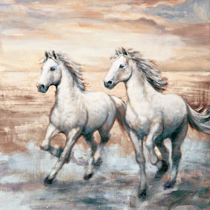 Picture of RUNNING HORSES I
