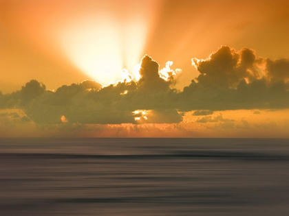 Picture of USA, HAWAII, KAUAI, SUNSET