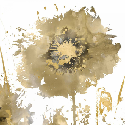 Picture of FLOWER BURST IN GOLD I