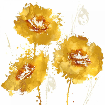 Picture of FLOWER BURST TRIO IN AMBER