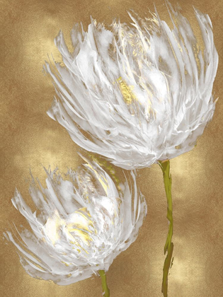 Picture of TULIPS ON GOLD II