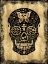 Picture of DAY OF THE DEAD IN BLACK AND GOLD
