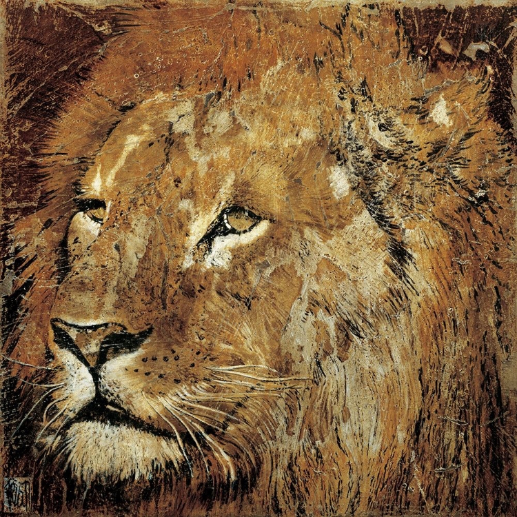 Picture of PORTRAIT DE LION