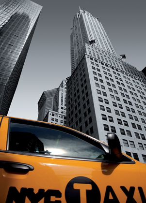 Picture of CHRYSLER BUILDING NYC TAXI