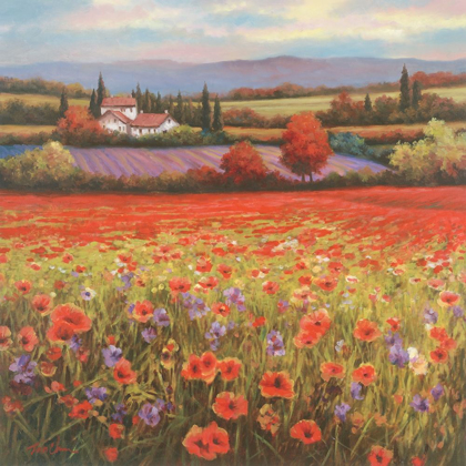 Picture of POPPY PASTURES I
