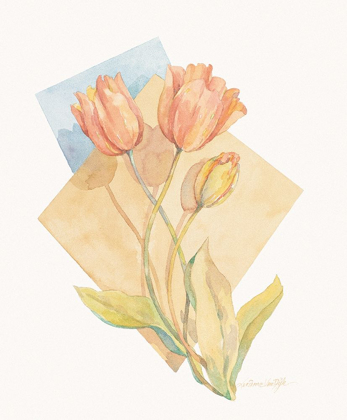 Picture of TULIP PASTEL COLLAGE I 