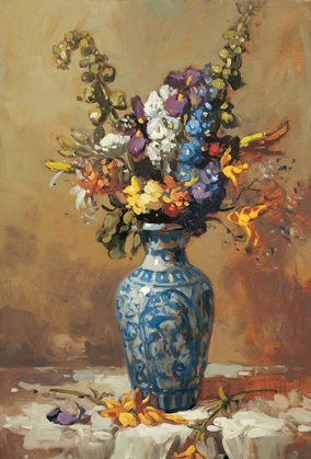 Picture of BLUE VASE FLORAL