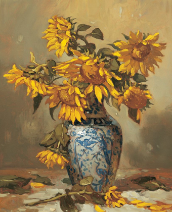 Picture of SUNFLOWERS IN VASE II