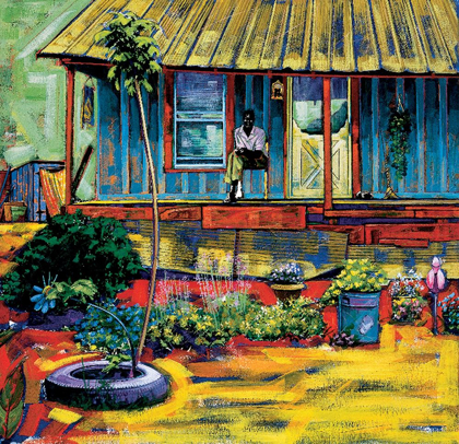 Picture of PALM TREE PORCH