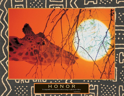Picture of HONOR - GIRAFFE AND SUN