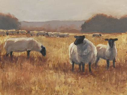 Picture of GRAZING AT SUNSET II