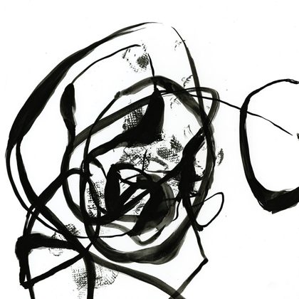 Picture of SUMI-E ABSTRACT ON WHITE II