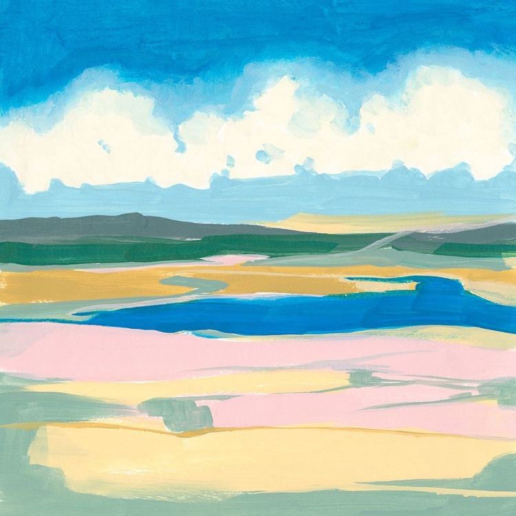 Picture of PASTEL ROLLING FIELDS I