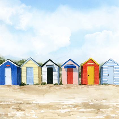 Picture of BEACH HUTS I