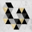 Picture of GILT GEOMETRY III