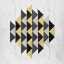 Picture of GILT GEOMETRY IV