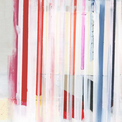 Picture of RED PINK STRIPES III