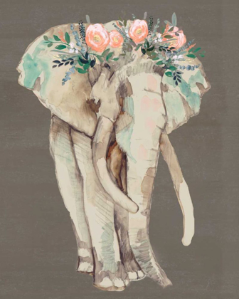 Picture of FLOWER CROWN ELEPHANT I