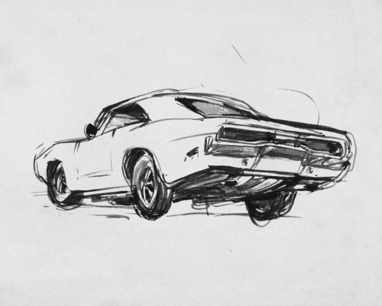 Picture of CLASSIC CAR SKETCH I