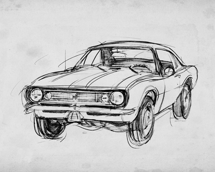 Picture of CLASSIC CAR SKETCH III