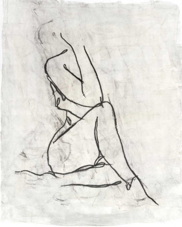 Picture of EMBELLISHED NUDE CONTOUR SKETCH I