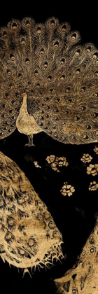 Picture of GILDED PEACOCK TRIPTYCH II