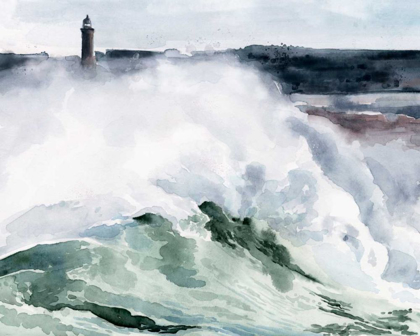 Picture of LIGHTHOUSE WAVES I