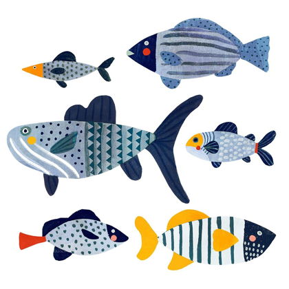 Picture of PATTERNED FISH II