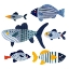 Picture of PATTERNED FISH II