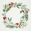 Picture of HOLLY WREATH I