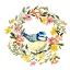 Picture of SPRINGTIME WREATH AND BIRD I