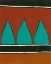 Picture of RUST AND TEAL PATTERNS II