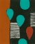 Picture of RUST AND TEAL PATTERNS III