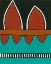 Picture of RUST AND TEAL PATTERNS IV