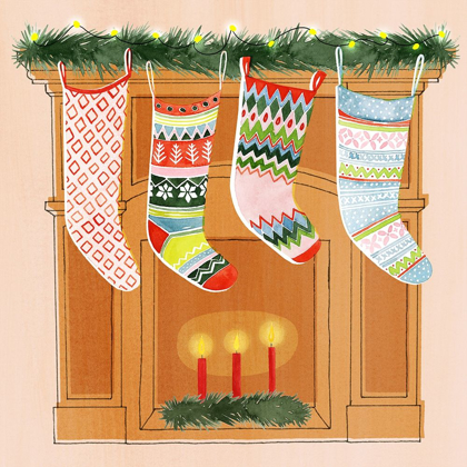 Picture of CHRISTMAS STOCKINGS I