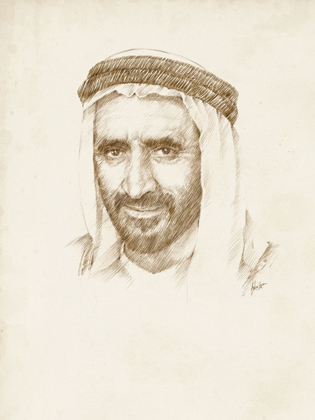 Picture of LATE SHEIKH RASHID BIN SAEED AL MAKTOUM