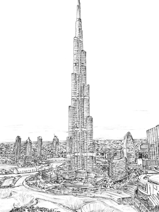 Picture of DUBAI IN BLACK AND WHITE II