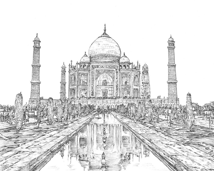 Picture of INDIA IN BLACK AND WHITE II